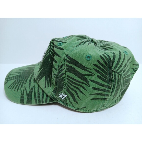 Lehigh Valley IronPigs Hawaiian Tropical Green Floral 47 Hat Green Strapback MLB - Picture 2 of 6